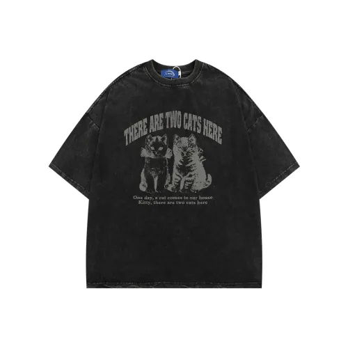 WAYHWEI Летняя футболка с оборванными рукавами унисекс