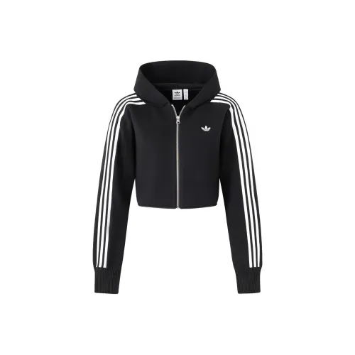 Adidas Originals Premium Lightning Hoodie Sweater Women's Black