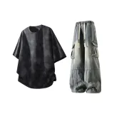 Чёрные+Синие Брюки