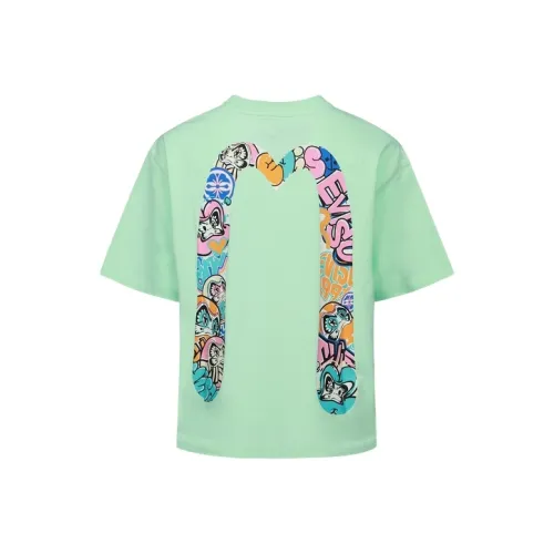 EVISU Т-рубашка с оборванным рукавом женская