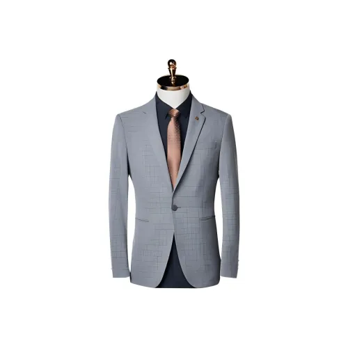 Wit Серый Мужской Деловой костюм