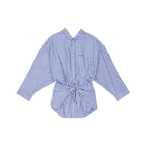 Balenciaga SS22 Рубашка Женская Синяя