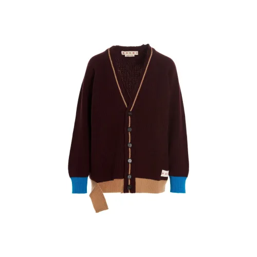 MARNI FW22 Свитер Женский Кирпично-Красный