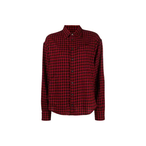 DSQUARED 2 Женские рубашки красного цвета