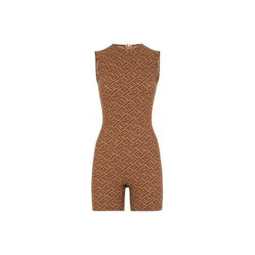 Fendi X Skims Collaboration Коричневый Женские Боди