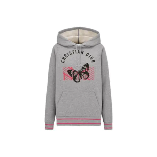 Dior Quarterly New Products Серые Женские Свитшоты