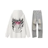 Белый + Грязно-желтый