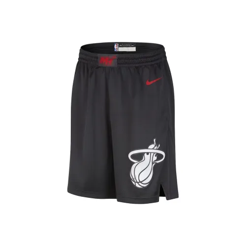 NBA Miami Heat Nike City Edition Swingman Баскетбольные шорты Мужские Черные