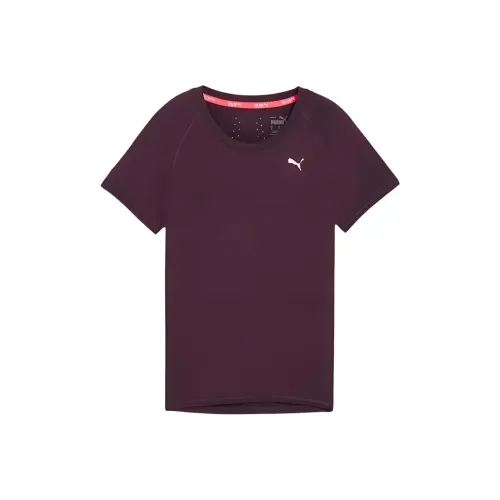 PUMA RUN CLOUDSPUN T-Shirt Женская Midnight Plum Blossom
