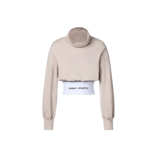 Sumday Athletics Толстовка Женская Молочно-чайного цвета