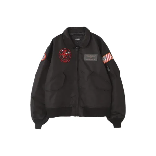 AVIREX Куртки и Пальто Унисекс Черный