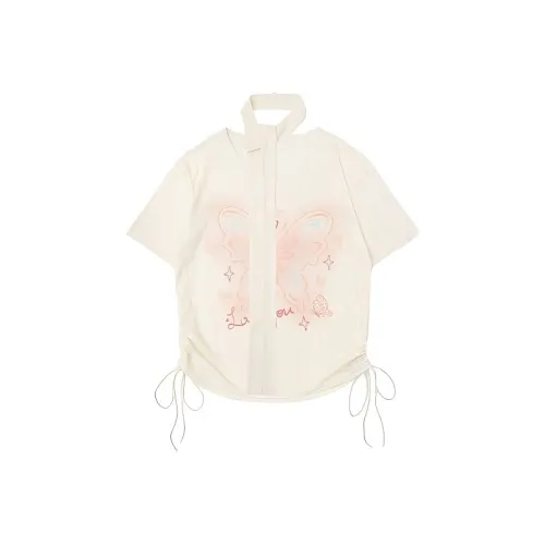 TIBINB Стандартная T-рубашка Женская Цвет на изображении