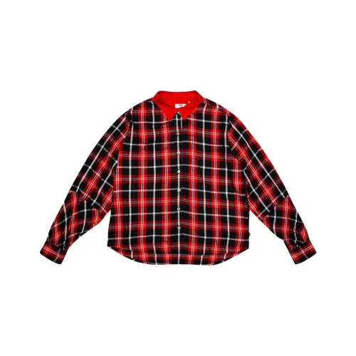 Levis Red Women's Shirts Левис Красный Женские Рубашки