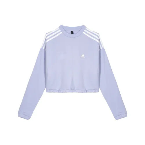 Adidas Светло-фиолетовые Женские Свитшоты