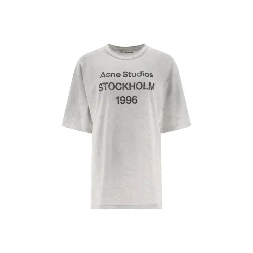 Acne Studios SS23 Рукав с оборванным плечом T-рубашка Женская Серый