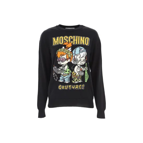 MOSCHINO Черные Женские Свитшоты