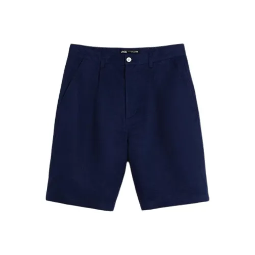 ZARA Sea Blue Мужские Повседневные Шорты