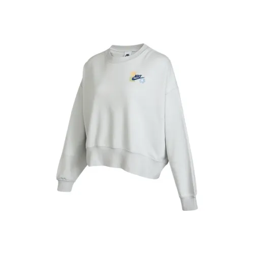 NIKE Серые Женские Свитшоты