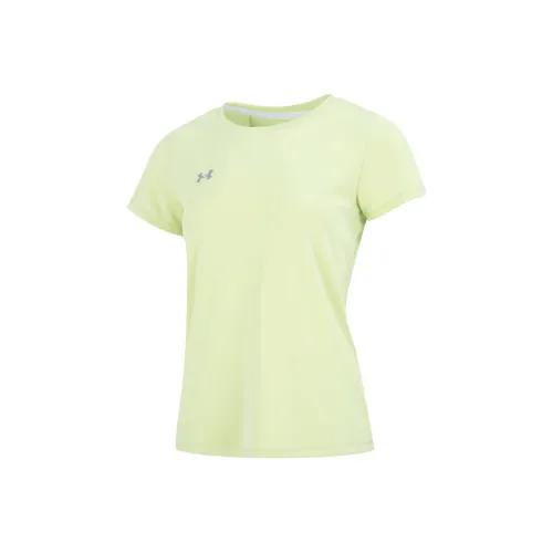 Under Armour T-Shirt Женская Желто-Зеленая