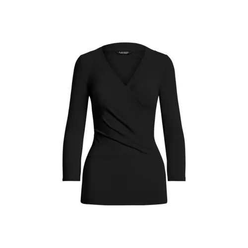 LAUREN RALPH LAUREN SS24 Стандартная Рубашка T Женская Черная