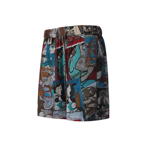 ArcaneFunk Повседневные шорты Унисекс Роман Коричневый