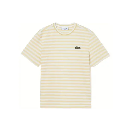 LACOSTE Желтые Полосы Женские Футболки