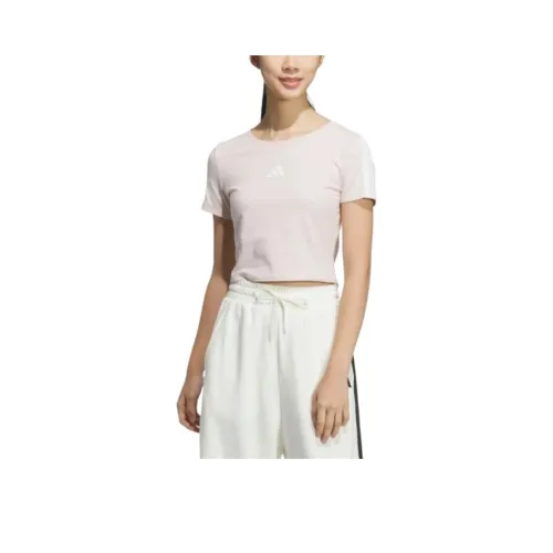 Adidas SS25 T-Shirt Женская Фиолетовый Розовый