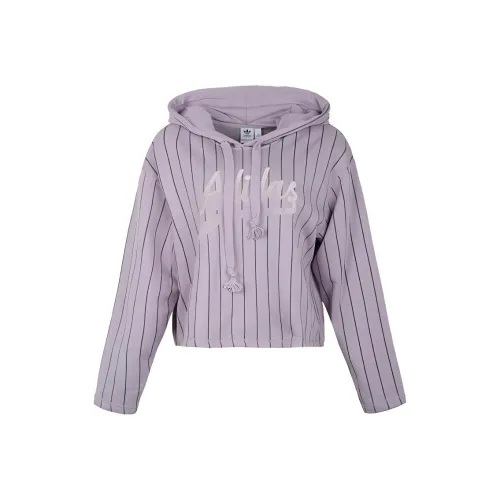 Adidas Originals Cropped Hoodie Толстовка Женская Фиолетовая