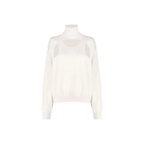 Coperni Песочно-бежевые Женские Свитеры