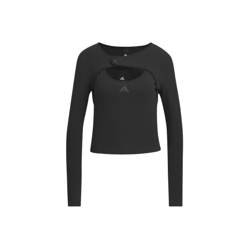 Adidas Черные Женские Футболки