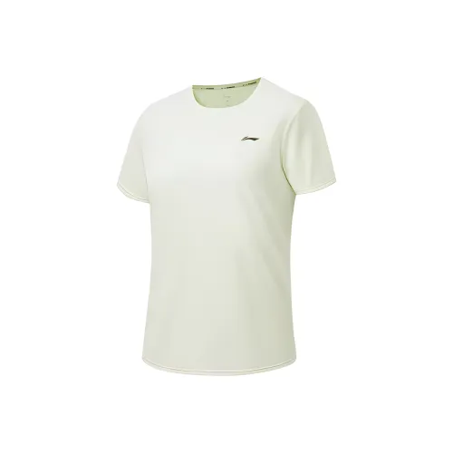 LINING RUNNING Collection T-Shirt Женская Кремово-Белая