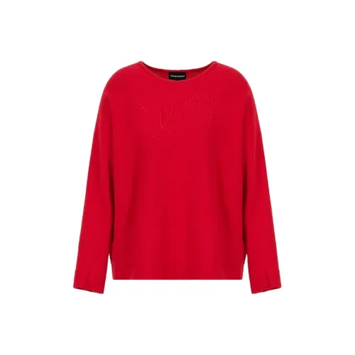 EMPORIO ARMANI SS22 Трикотаж Женский Красный
