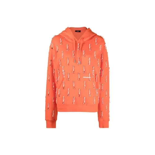 DSQUARED 2 Толстовка Женская Оранжевая