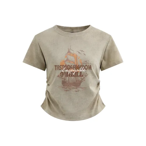 O'Neill Хаки Женские Футболки