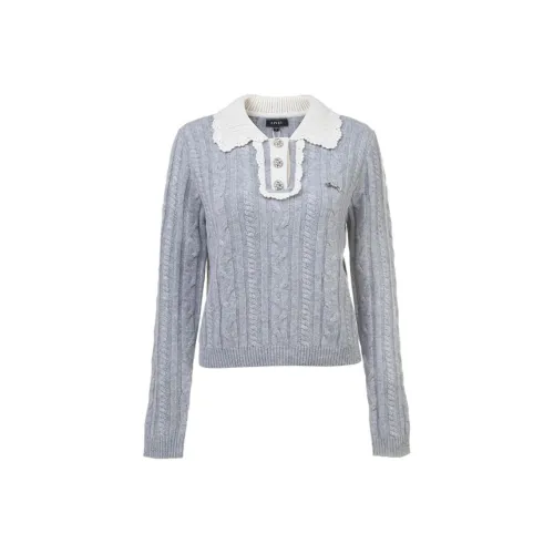 AIVEI Серый Женские Свитеры