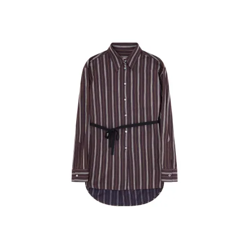 MM6 Maison Margiela совместная рубашка Женская Фиолетовая