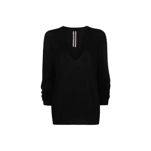RICK OWENS Черный Женские Кашемировые Свитеры