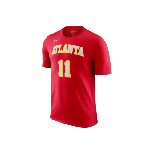 NBA Atlanta Hawks T-Shirt Trae Young Баскетбольная Джерси Мужская Красная