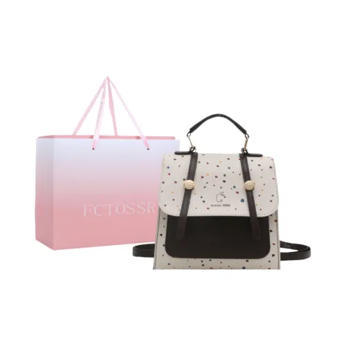 FCTOSSR ПУ (полиуретан) Рюкзак Женский Белый