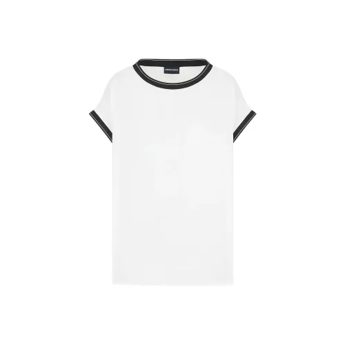 EMPORIO ARMANI SS24 T Рубашка Женская Белая
