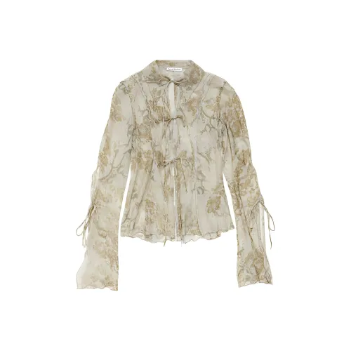 Acne Studios Рубашка Женская Светлый Бежевый