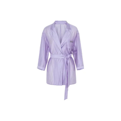 XG SS24 Рубашка Женская Серый Фиолетовый