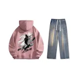 Set (Пыльно-розовый Стандартное издание + Ностальгический синий Джинсы)
