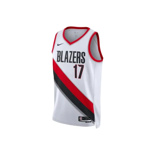 NBA Nike Portland Trail Blazers Association Edition Swingman Баскетбольная Джерси Унисекс Белый