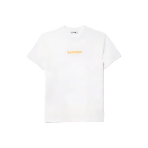 LACOSTE Т-рубашка с оборванным рукавом женская 70V белый