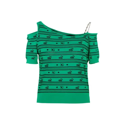 XG Зеленый Женские Трикотаж