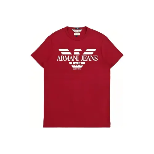 ARMANI JEANS Red Женские Т-рубашки