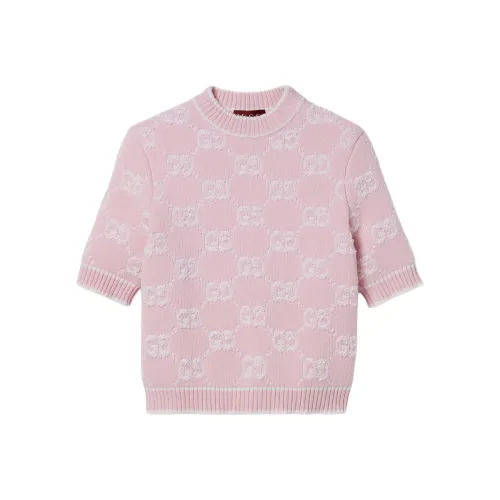 GUCCI Свитер Женский Светло-Розовый