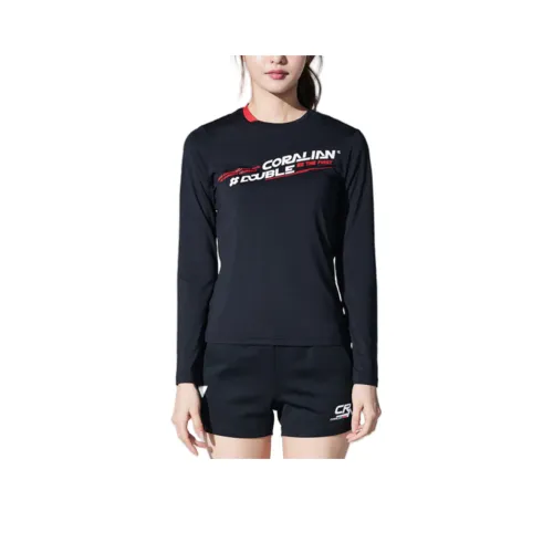 CORALIAN Черные Женские Футболки