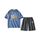 Лев Индиго + Модный Лев K Темно-серый